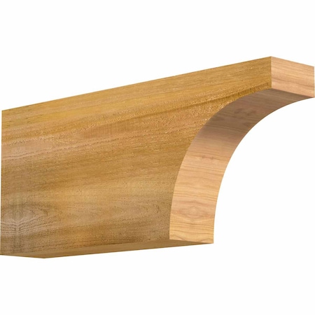 Ekena Millwork Huntington Rough Sawn Rafter Tail, Western Red Cedar, 4"W x 10"H x 24"L RFT04X10X24HUN00RWR